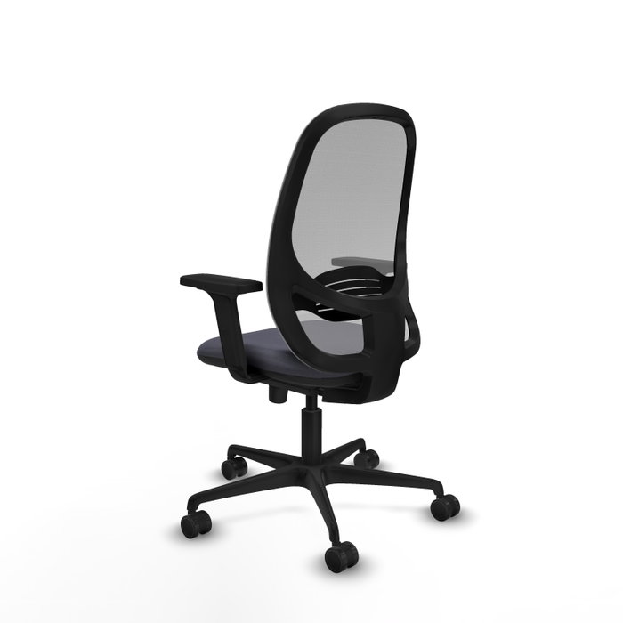 PIQUERAS Y CRESPO Silla de oficina Cilanco con mecanismo Sincro, Gris