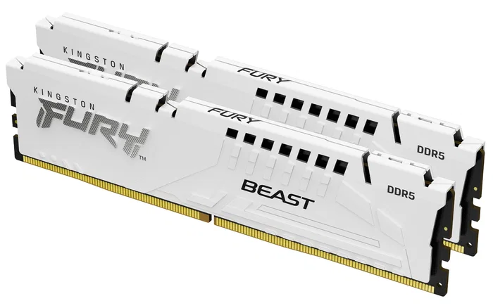 Kingston FURY Beast 32GB DDR5 5600MT/s CL36 Kit de 2 Blanco EXPO Kingston FURY Beast 32GB DDR5 5600MT/s CL36 Kit de 2 Blanco EXPO