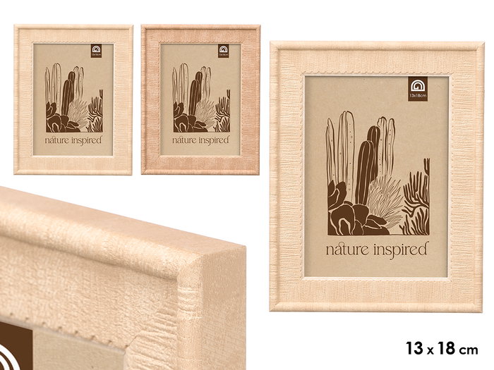GIFTDECOR Portafotos Relieve Surtido 13x18cm Madera GIFTDECOR Portafotos Relieve Surtido 13x18cm Madera
