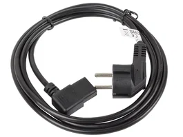 Lanberg CA-C13C-12CC-0030-BK Cable de Alimentación CEE 7/7 a IEC 320 C13 3m Negro