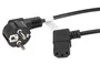 Lanberg CA-C13C-12CC-0030-BK Cable de Transmisión Negro 3 m CEE7/7 IEC 320