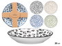 Vessia Plato Hondo Cerámica Surtidos Colores 20x4x20 cm (Set de 24)