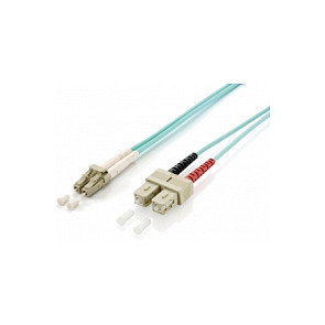Equip Cable de fibra óptica OM3 duplex 10m, SC/SC, 50/125µm, libre de halógenos Equip Cable de fibra óptica OM3 duplex 10m, SC/SC, 50/125µm, libre de halógenos