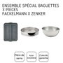 Zenker Juego de 3 utensilios especiales para baguette