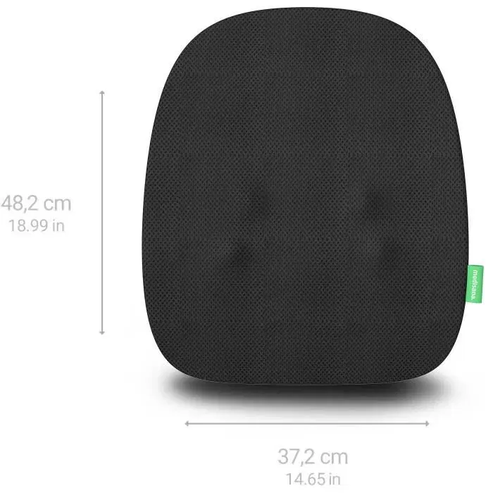 Medisana Respaldo de Masaje MC 500 Shiatsu Inalámbrico 2 Velocidades Negro