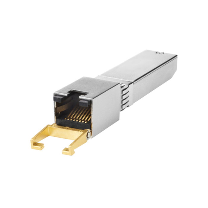 HP Enterprise HPE 10GBase-T SFP+ Transceiver 10 Gigabit Ethernet HP Enterprise HPE 10GBase-T SFP+ Transceiver 10 Gigabit Ethernet