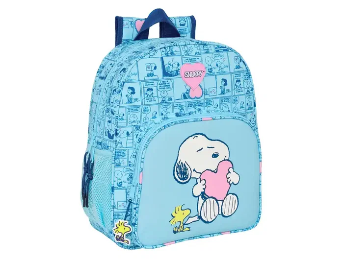 Safta Mochila Junior Adaptable a Carro Snoopy Love Safta Mochila Junior Adaptable a Carro Snoopy Love
