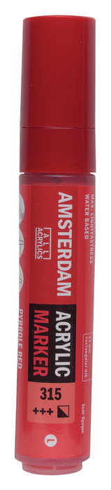 Amsterdam Marker Acrílica 15 mm Rojo Pyrrole 315 Amsterdam Marker Acrílica 15 mm Rojo Pyrrole 315