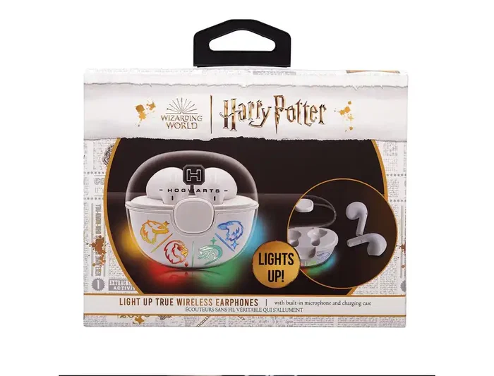 Wondee Auriculares Harry Potter True Wireless Hogwarts con Iluminación Especial Bluetooth 5.0