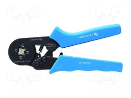 HÖGERT TECHNIK Crimpadora para terminales de cable y casquillos
