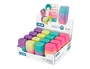 Milan Sacapuntas Compact Sunset Plástico 2 Usos con Goma de Borrar y Depósito Colores Surtidos