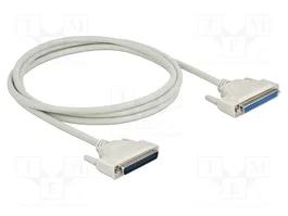 DeLOCK Cable serie D-Sub 37 macho a hembra 2 m