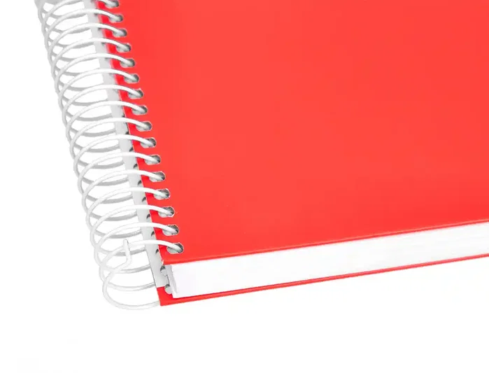 Liderpapel Cuaderno Espiral A4 Micro Crafty 120 Hojas Cuadro 5mm Rojo