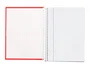 Liderpapel Cuaderno Espiral A4 Micro Crafty 120 Hojas Cuadro 5mm Rojo