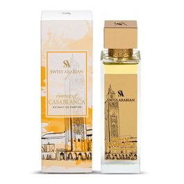 Swiss Arabian Essence of Casablanca EDP Vaporizador Perfume Concentrado para Mujer, Fragancia con Notas de Uva, Manzana, Pachulí, Iris, Vainilla, Ámbar y Almizcle, 100 ml