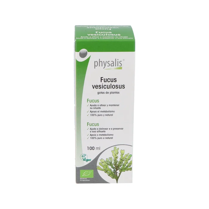 Physalis Ext. Fucus 100Ml. Bio - Extracto de Alga para el Metabolismo, Dietas y Control de Peso - Complemento Alimenticio Natural Physalis Ext. Fucus 100Ml. Bio - Extracto de Alga para el Metabolismo, Dietas y Control de Peso - Complemento Alimenticio Natural