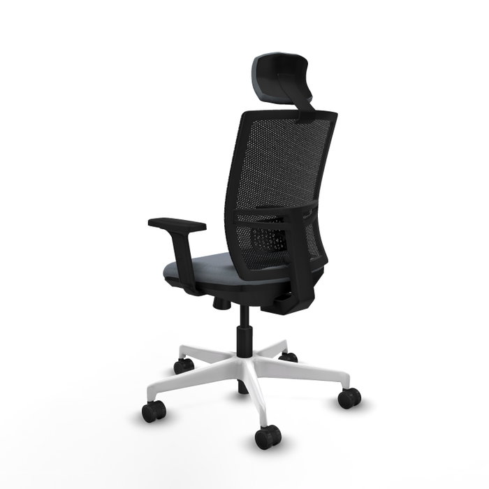 PIQUERAS Y CRESPO Silla de oficina Yunquera con mecanismo Sincro/Traslack, Gris y Negro PIQUERAS Y CRESPO Silla de oficina Yunquera con mecanismo Sincro/Traslack, Gris y Negro