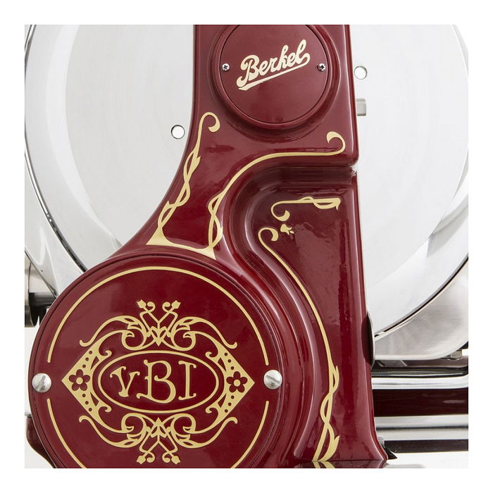 Berkel Volano Tribute Cortafiambres Manual, Rojo, Disco de 30 cm