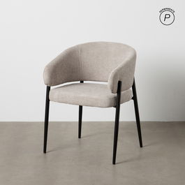 Silla Gris Tejido-Metal Contract 60 X 57 X 79 cm