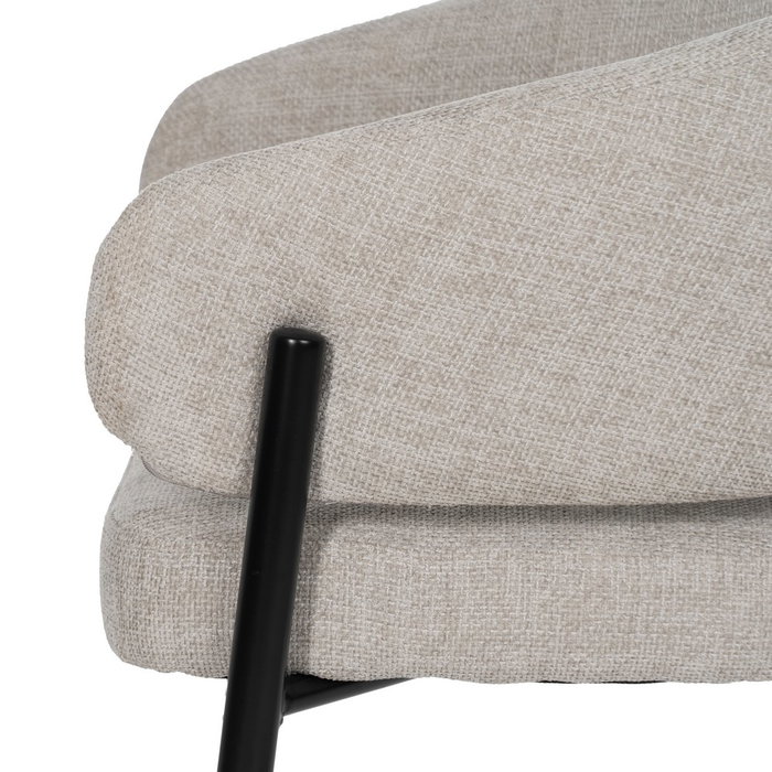 Silla Gris Tejido-Metal Contract 60 X 57 X 79 cm (Set de 2) Silla Gris Tejido-Metal Contract 60 X 57 X 79 cm (Set de 2)