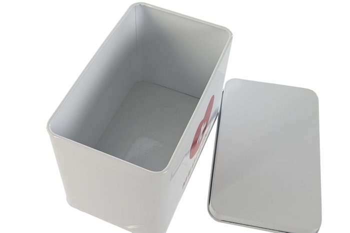 DKD Home Decor Botiquín de Metal Blanco 4L
