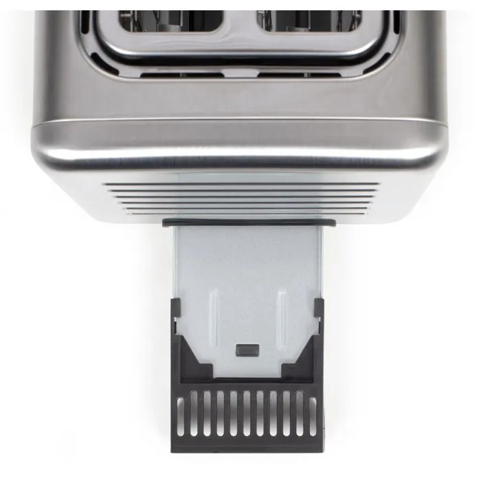 Livoo Tostadora Digital DOD205, 2 Rebanadas, 850 W, Panel de Control Táctil, Gris y Negro