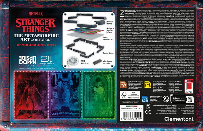Clementoni Stranger Things Colección Morphing Demogorgon con efecto luminoso Clementoni Stranger Things Colección Morphing Demogorgon con efecto luminoso