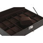 DKD Home Decor Joyero y Relojero Marrón Oscuro