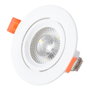 Downlight LED Circular Blanco Frío 7W 600Lm 6000K