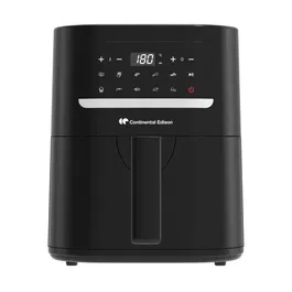 Continental Edison Freidora de aire sin aceite FRSH1400B - 4,5 L - Negra - 1400W