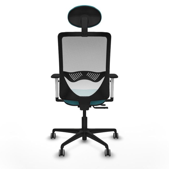 PIQUERAS Y CRESPO Silla de oficina Zulema Turquesa y Blanco PIQUERAS Y CRESPO Silla de oficina Zulema Turquesa y Blanco