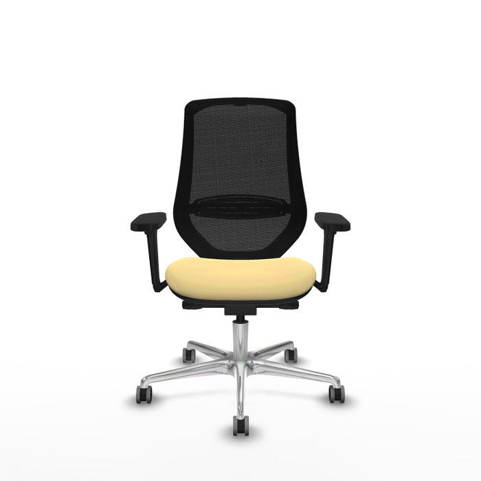 PIQUERAS Y CRESPO Silla de oficina Mardos con mecanismo Sincro/Traslack, Crema y Negro PIQUERAS Y CRESPO Silla de oficina Mardos con mecanismo Sincro/Traslack, Crema y Negro