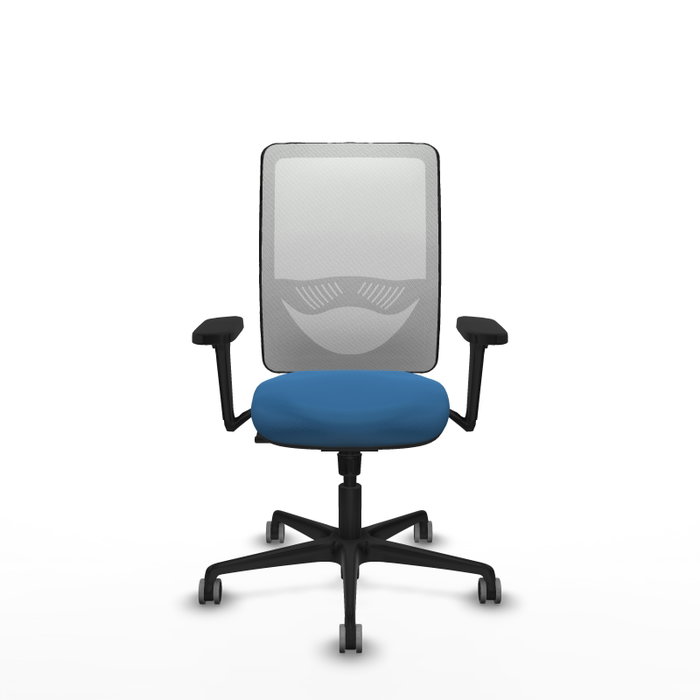 PIQUERAS Y CRESPO Silla de oficina Zulema Azul claro y Blanco con Mecanismo Sincro PIQUERAS Y CRESPO Silla de oficina Zulema Azul claro y Blanco con Mecanismo Sincro