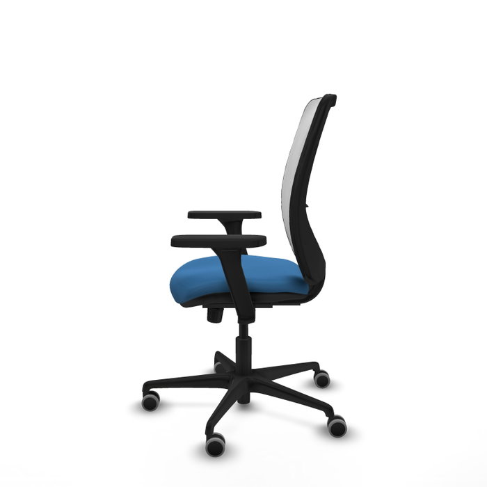 PIQUERAS Y CRESPO Silla de oficina Zulema Azul claro y Blanco con Mecanismo Sincro PIQUERAS Y CRESPO Silla de oficina Zulema Azul claro y Blanco con Mecanismo Sincro