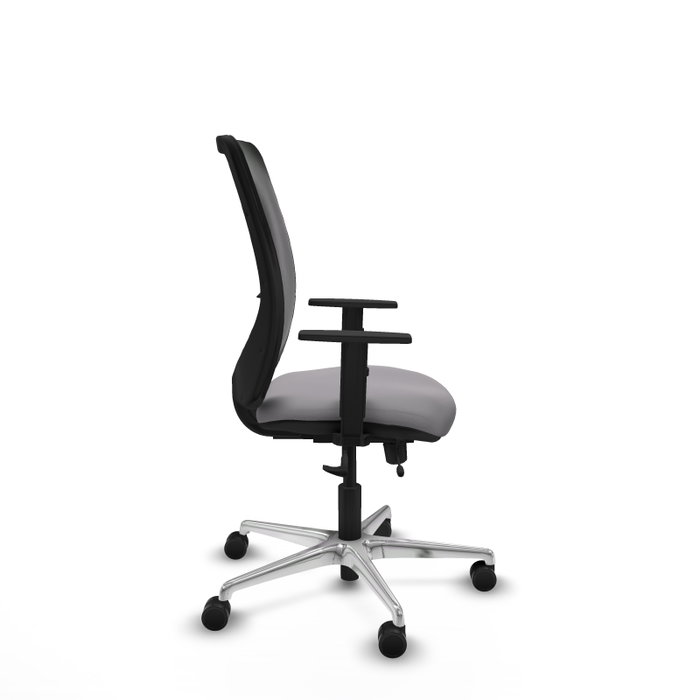 PIQUERAS Y CRESPO Silla de oficina Zulema Gris y Negro
