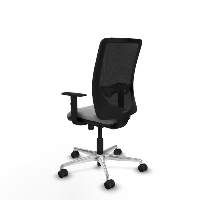 PIQUERAS Y CRESPO Silla de oficina Zulema Gris y Negro