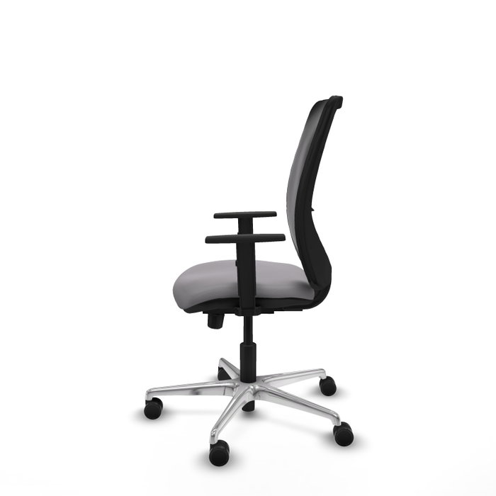PIQUERAS Y CRESPO Silla de oficina Zulema Gris y Negro