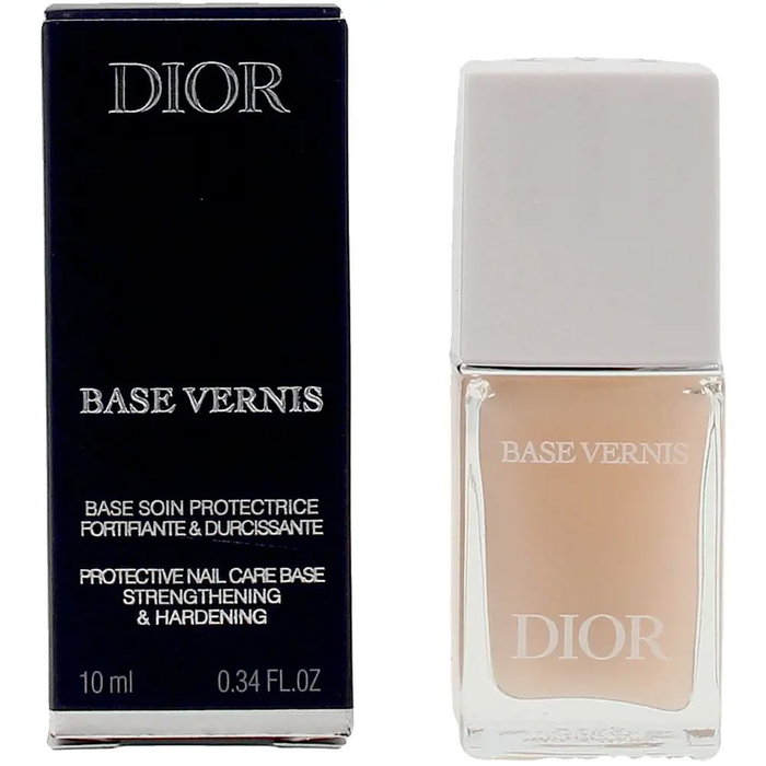 Dior Esmalte de uñas VERNIS base coat, recubrimiento protector transparente para manicura, prolonga el esmalte, protege y fortalece las uñas naturales, contenido 1 unidad