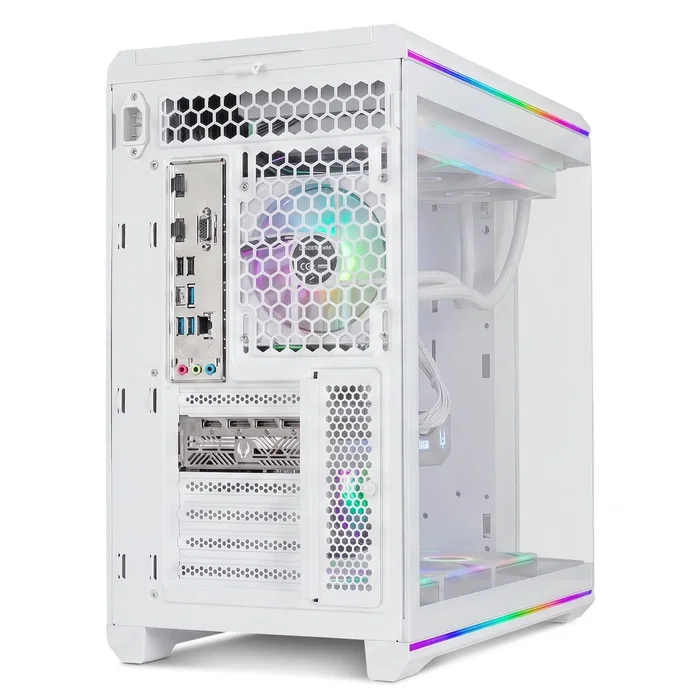 NOX Hummer Anvil Semitorre ATX Cristal Curvo ARGB Blanca