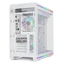 NOX Hummer Anvil Semitorre ATX Cristal Curvo ARGB Blanca