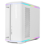 NOX Hummer Anvil Semitorre ATX Blanca Cristal Curvo ARGB 5 Ventiladores USB-C