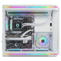 NOX Hummer Anvil Semitorre ATX Blanca Cristal Curvo ARGB 5 Ventiladores USB-C