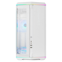 NOX Hummer Anvil Semitorre ATX Blanca Cristal Curvo ARGB 5 Ventiladores USB-C