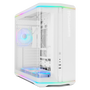 NOX Hummer Anvil Semitorre ATX Blanca Cristal Curvo ARGB 5 Ventiladores USB-C