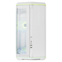 NOX Hummer Anvil Semitorre ATX Blanca Cristal Curvo ARGB 5 Ventiladores USB-C