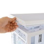 NOX Hummer Anvil Semitorre ATX Blanca Cristal Curvo ARGB 5 Ventiladores USB-C