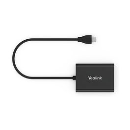 Yealink EHS61 Adaptador para Auriculares Compatible con WH62/63 Color Negro