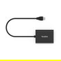 Yealink EHS61 Adaptador para Auriculares Compatible con WH62/63 Color Negro
