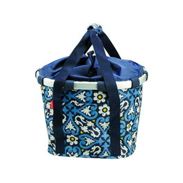 Klickfix Bolsa Manillar Floral 1 15L Azul (35x28x26 cm) - Aluminio/Poliester