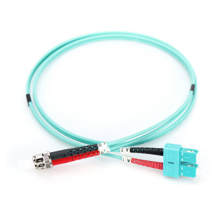 Digitus Cable de fibra óptica Multimode OM3 ST a SC 2 m